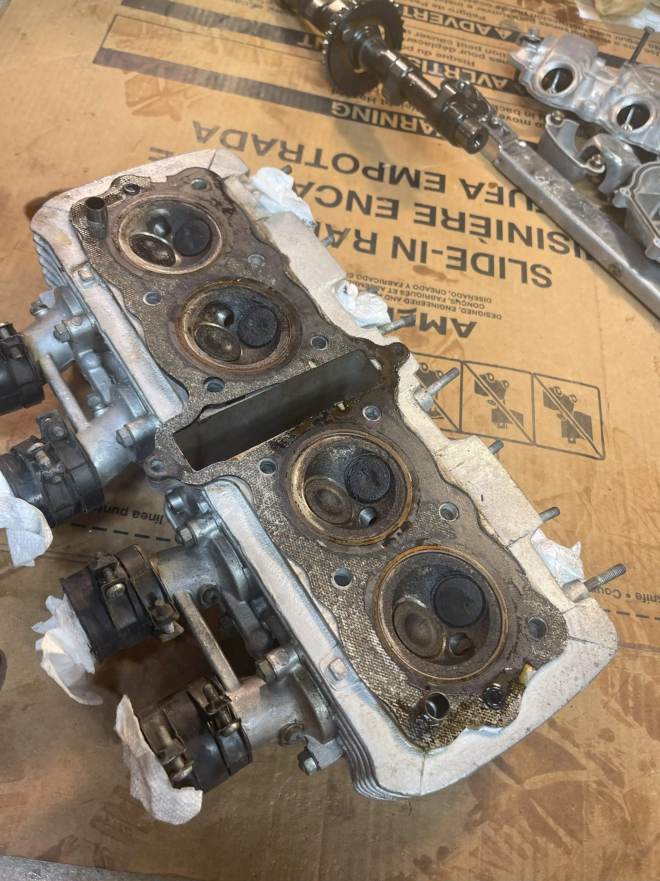 Honda CB550 Four Engine Valves